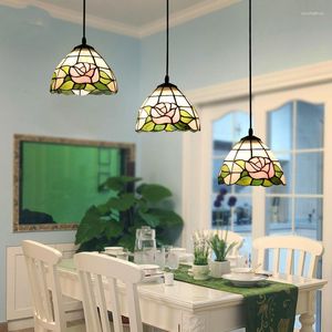 Hangende lampen Eusolis vintage glas loft kroonluchter moderne verlichting mediterrane zee lustres de sala jantar hangend licht