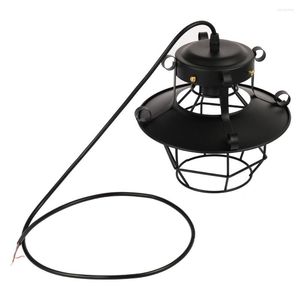 Lampes suspendues Lampe en verre Applique murale 220V Fer noir Old Fashion Retro Vintage Style Lustre industriel Antique