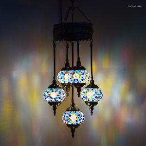 Lampes suspendues Lustre fait main Villa Salon Duplex Escalier Restaurant spécial B Bar Éclairage décoratif