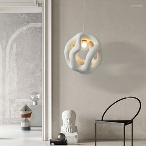 Hanglampen Handgemaakte Polystyreen Wabi Sabi Japan Stijl Moderne Scandinavische Persoonlijkheid Huis Binnenkeuken Woonkamer Lamp