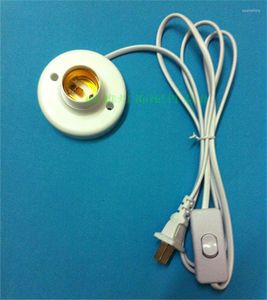 Lampes suspendues de haute qualité E27 E26 Lampe à LED Base d'ampoule Support de douille à prise murale AC Adaptateur de prise Interrupteur marche / arrêt Cordon d'alimentation AC110-220V