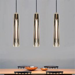 Lampes suspendues intérieur LED lustre en cristal moderne géométrique décoration intérieure éclairage à la maison restaurant chambre lumière/AC 220VPendant
