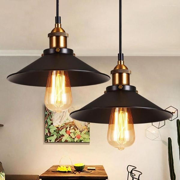 Lampes suspendues Lustres industriels Vintage Restaurant Lights Coffee Shop Magasin de vêtements Bar Décoratif Contiennent des ampoules 160V-240V