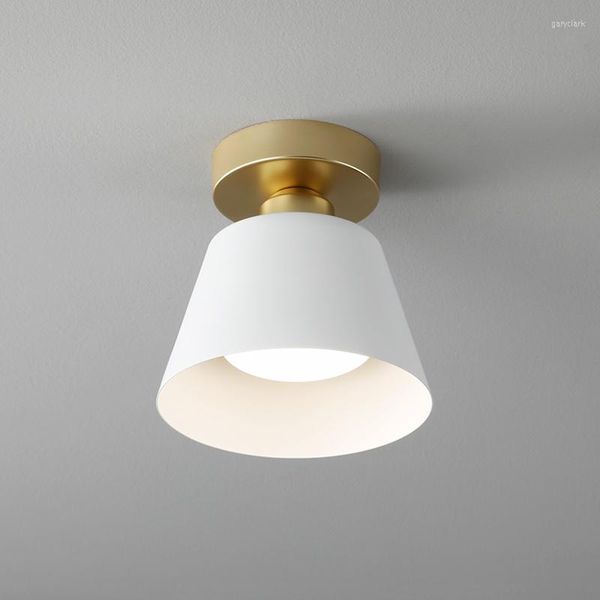 Lampes suspendues Plafonnier en fer pour allée Couloir Décor à la maison Éclairage Moderne Simple Vestiaire Entrée Porche LED Lumières