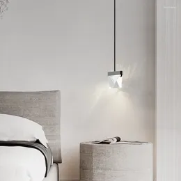 Lampes suspendues Style italien Lampe à LED Chambre à coucher pour salon Escalier Allée Couloir Crysta Lustre Lustre Intérieur Décoration de la maison