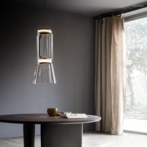 Hanglampen Italië ontwerper Creative Glass Lighting Moderne woonkamer LED LAMP TAFEL BAR ART Decor Hanging Lights Suspensie