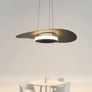 Lampes suspendues IWP moderne soucoupe volante lampe intérieure créative décor table à manger lustre salon chambre bar café suspension