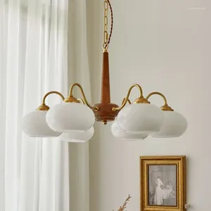 Hanglampen Lamp Licht Plafond Ronde Ijzeren Kroonluchter Glazen Doos Kartonnen Eetkamer Vintage Lamp