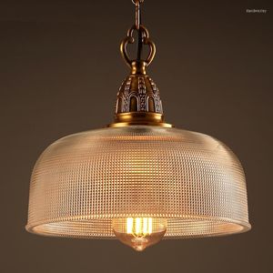 Lampes suspendues lampara De Techo Colgante Moderna salle à manger lumières cuisine suspendu Vintage décor à la maison lampe en verre