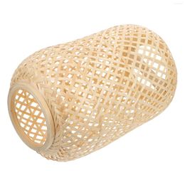 Lampes suspendues Lanterne Abat-jour Simple Abat-Jour Accessoire Naturel Coquille Tissée Décor Créatif Durable Couverture Rustique Maison