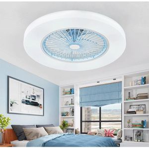 Hanger lampen LED plafondventilator lichte riem afstandsbediening 58 cm onzichtbaar blad modern eenvoudige huishoudelijke huishoudelijke verlichting