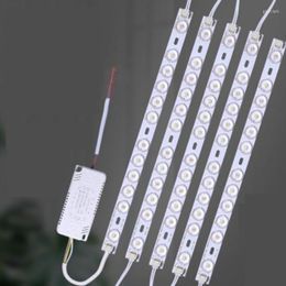 Hangende lampen LED plafondlamp strip wick-transformatie met paneel patch refitting bead huishouden driekleurige d