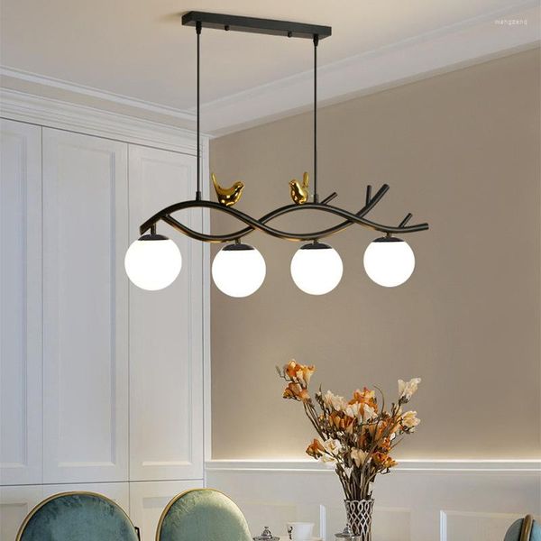 Lampes suspendues LED lampe suspendue forme d'écureuil lumière créative nordique pour salle à manger salon enfants rose bleu blanc lustre