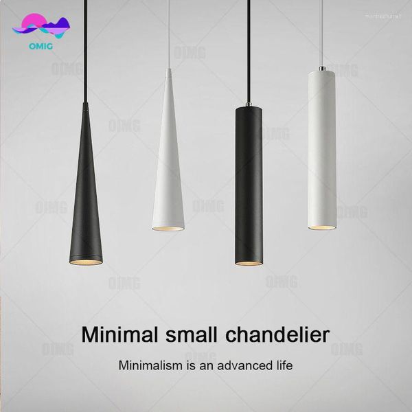Pendant Lamps LED Light Long Tube Lamp Cylinder Pipe Hanging 7W Spot Rail Ceiling For Home Store Kitchen Dining Room