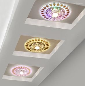 Hangende lampen LED -verlichtingsarmaturen Corridor Lights Ballway Spotlights naar beneden kleurrijke ingang