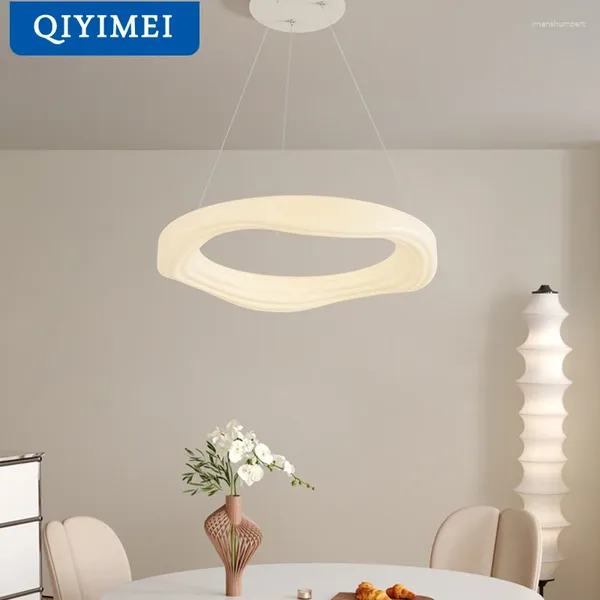 Lampes suspendues LED lumières cuisine île salle à manger salon Table barre décor à la maison suspendu éclairage intérieur Smart Para Techo