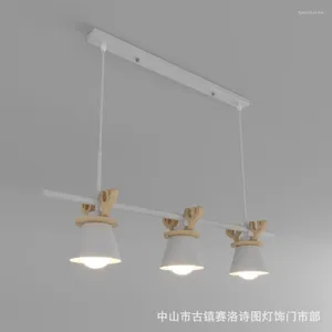 Lampes suspendues Éclairage Laiton Rouge Chien Bière Plafond Suspendu LED Luminaires Résidentiel Vintage Ampoule Lampe Lustres