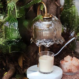 Lampes suspendues Linglan parfum lampe sans feu fondant bougie lumière chambre chevet cadeau décoration