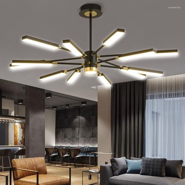 Lampes suspendues salon lustre 2023 moderne minimaliste et magnifique chambre à coucher nordique lampe moléculaire paquet