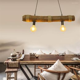 Hanglampen Loft Dorp Bamboe Verlichting Woonkamer Touw Hangend Thee Zen Chinees Restaurant Bar Deco Verlichting