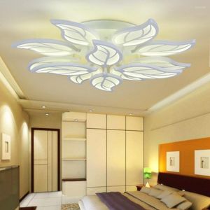 Lampes suspendues prix le plus bas AC85-260V acrylique plafond moderne à LEDs lumières pour chambre à coucher Simple Plafon lampe luminaires à la maison