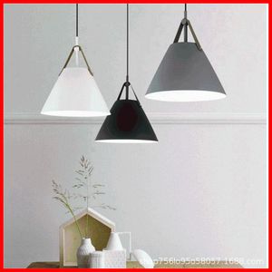 Lampes suspendues Lustre Pendente Suspendu Plafond Corde Décoration de La Maison E27 Luminaire Salon LED Lumières PendentePendant