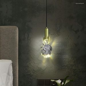 Hanglampen Luxe Creatieve Kroonluchter Kristal Led Verlichting Eetkamer Home Decor Nachtkastje Restaurant Lustres Koffiebar Opknoping