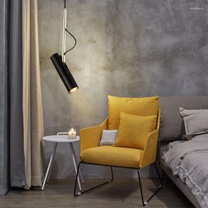 Hanglampen moderne aluminium roteerbare led lamp bar salon hangende verlichtingsarmaturen slaapkamer bedlichten lees
