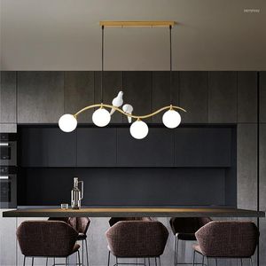 Hanglampen moderne vogellichten hangende lamp g9 creatief el hall woonkamer licht restaurant kroonluchter ophanging luminaire