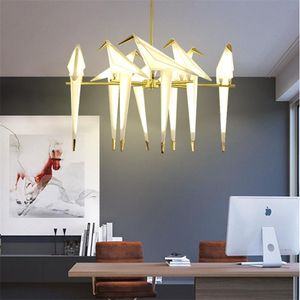Lampes suspendues Moderne Birdie Lights Acrylique Led Lampe Suspendue Cuisine Chambre Luminaire Bar Décor Industriel Suspension LuminairePendant