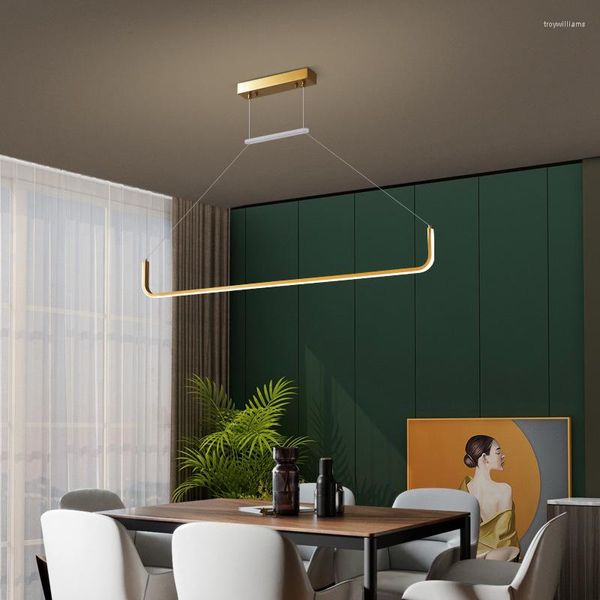 Lámparas colgantes Luces de techo modernas Araña de madera antigua Lámpara colgante Pantalla Led Diseño Luz de cocina Iluminación