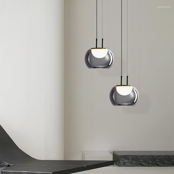 Lampes suspendues Plafonniers modernes suspendus Els Circle Lampe ronde Lustre en carton Éclairage