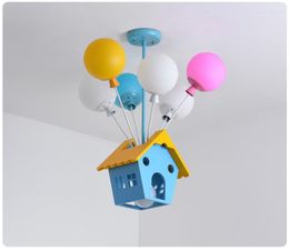 Hanglampen Moderne Kinderkamer Opknoping Houten Huis Licht Kid Prinses Living Keuken Verlichting