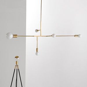 Lampes suspendues modernes tuyaux créatifs lampe Loft style verre lumière pour salon salle à manger maison décopendant