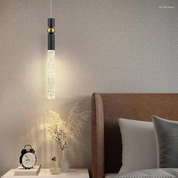 Hanglampen moderne kristallen lichten bedlamp hangende lichte woning decor indoor verlichting voor kictchen slaapkamer woonkamer lamp