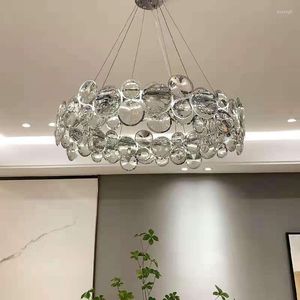 Hanglampen moderne high-end sfeervolle ronde kristallen kroonluchter led bubble lamp woonkamer eetkamer romantische slaapkamer haning licht