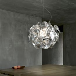 Lampes suspendues modernes Hope lumières pour cuisine salle à manger salon lustre acrylique intérieur maison design italien luminaires suspendus