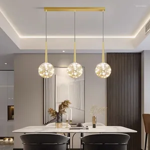 Hanglampen Moderne lampkroonluchters voor eetkamerverlichting Hangende plafondbinnenverlichting