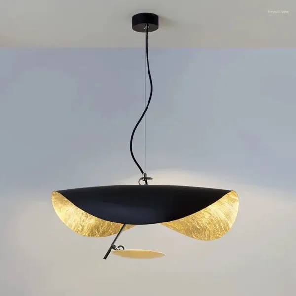 Lampes suspendues LED moderne soucoupe volante lustres de plafond atmosphérique salon salle à manger lampe décor à la maison suspendu luminaire lustre luminaire