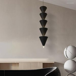 Hangende lampen moderne LED -lamp voor eetkamer eetkamer eetkeuken lineair ontwerp plafondverlichting decoratie hangen