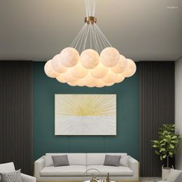 Pendelleuchten Moderne LED-Lampe für Wohnzimmer Nordic Ball Lichter Schlafzimmer Hängeleuchte Lüster Leuchte Lampara