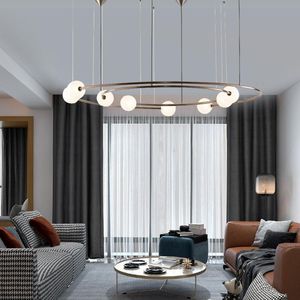 Hanglampen moderne ledlichten kantoor hang lamp voor woonkamer foyer goud verstelbare verlichting luminaria -Noordse eetlamplopers