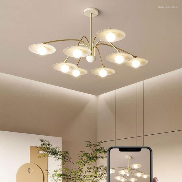 Pendelleuchten, moderne LED-Ovalkugel, schwarzer Eisendraht, Leuchten, Wohnlicht, Deco Maison, marokkanisches Dekor, Kronleuchter-Beleuchtung