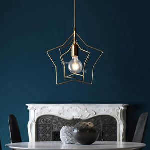 Lampes suspendues Moderne LED Lustres Nordiques Romantiques Accessoires De Cuisine Lumières Maison Haute Qualité Cuivre Suspendu ChambrePendant