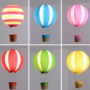 Lampes suspendues Lumières modernes Ballon à air coloré Lampe suspendue Chambre Décor à la maison Chambre d'enfants Luminaires Éclairage de plafond
