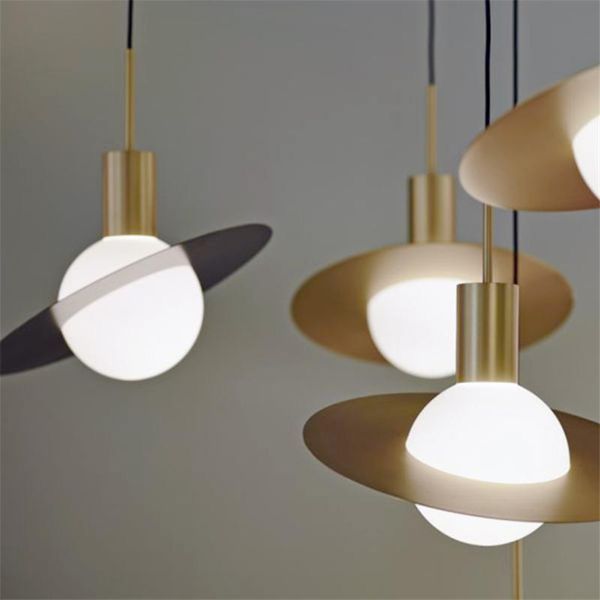 Lámparas colgantes Lámpara de loft moderna Luces LED nórdicas vintage Lámpara colgante Bar Restaurante Accesorios de cocina Iluminación de latón ligeraColgante