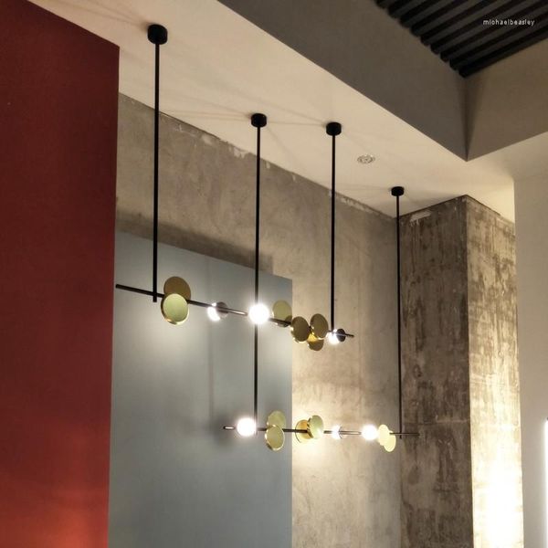 Lampes suspendues Lustre moderne G4 Led Lustre Tige Accrocher Pour Salon Loft Éclairage Intérieur Hanglamp Luminaires