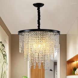 Hangende lampen moderne luxe kristallen kroonluchters verlichting voor levende eetkamer slaapkamer hangende plafond indoor decor verlichtingsarmaturen