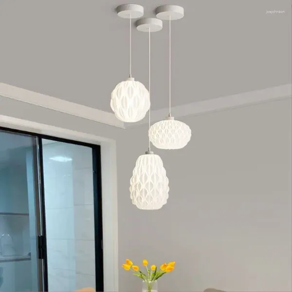 Lámparas colgantes Originalidad moderna Araña de piña Restaurante minimalista Dormitorio Sala de estar Luz de techo Decorar interior Linternas