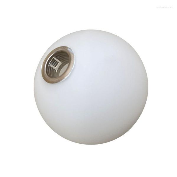 Lampes suspendues moderne Simple abat-jour en verre blanc laiteux Transparent 12/15/20 cm lustre accessoires G9 boule